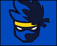 How to Draw The Ninja Logo