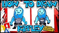 How to Draw Rippley from Fortnite