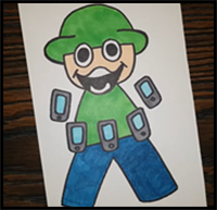 How to Draw - Bandu (Friday Night Funkin')