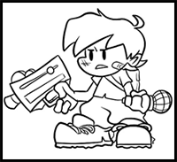 How to draw Survivor Boyfriend