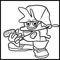 How to draw the troll Boyfriend