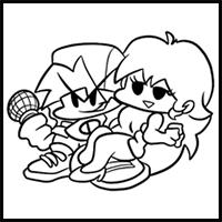 How to draw Bf holding Gf (week 7)