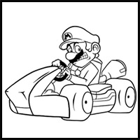 How to draw Race Traitors Mario