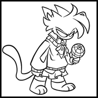 How to draw Abby (FNF Maginage Matches)