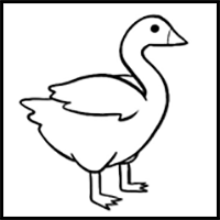 How to draw The Goose (FNF: Indie Cross)