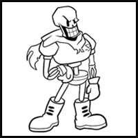 How to draw Papyrus (FNF: Indie Cross)