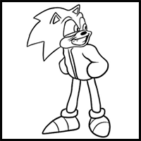 How to draw Drip Super Sonic