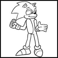 How to draw Sonic (Tails Gets Trolled)
