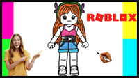 How to Draw ROBLOX Characters, Roblox Drawing