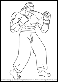 How to Draw Dee Jay from Street Fighter