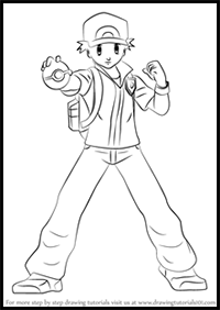 How to Draw Pokémon Trainer from Super Smash Bros