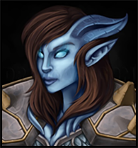 How to Draw a World of Warcraft Character, Female Draenei