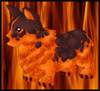 How to Draw a Molten Corgi from World of Warcraft