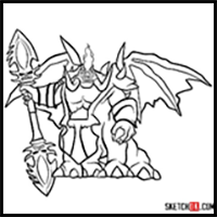 How to Draw Mannoroth the Destructor | World of Warcraft