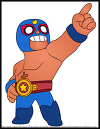 How to Draw El Primo from Brawl Stars