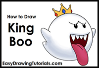 How to Draw King Boo