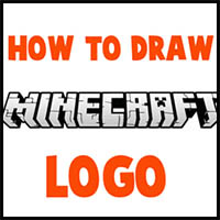 How to Draw the Minecraft Logo Step by Step Drawing Tutorial