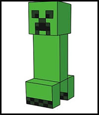 How to Draw Minecraft Video Game Characters : Drawing Tutorials ...