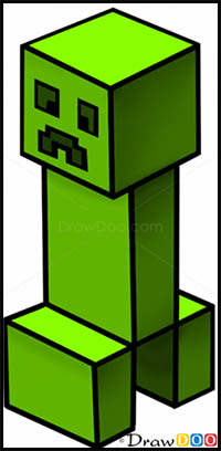 How to Draw a Creeper