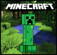 How to Draw a Creeper from Minecraft