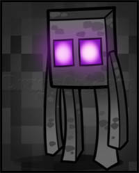 How to Draw a Chibi Minecraft Enderman