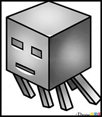 How to Draw Ghast, Minecraft