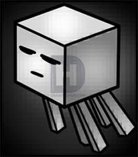 How to Draw a Ghast