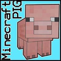 How to Draw Pig from Minecraft with Easy Step by Step Drawing Tutorial