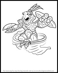 How to Draw Free Ranger from Skylanders