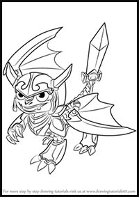 How to Draw Blades from Skylanders