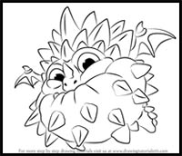 How to Draw Pop Thorn from Skylanders