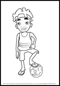 How to Draw Edison from Subway Surfers