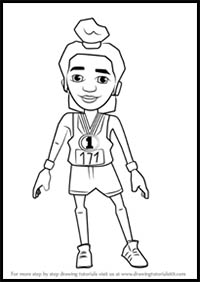 How to Draw Jay from Subway Surfers