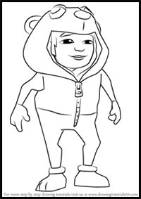 How to Draw Malik from Subway Surfers
