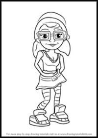 How to Draw Elf Tricky from Subway Surfers