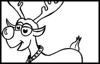 How to Draw Reindeer with Easy Step by Step Winter & Christmas Drawing