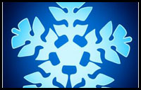 How to Draw an Easy Snowflake