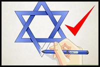 How to Draw the Star of David