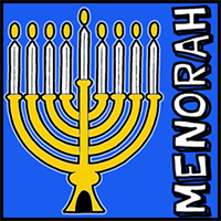 How to Draw Hanukkah Menorahs with Easy Step by Step Drawing Tutorial