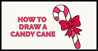 How to Draw a Candy Cane