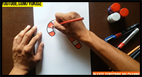 How to Draw a Christmas Candy Cane Step by Step