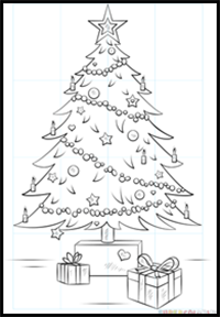 Aggregate 87+ christmas tree images sketch best - seven.edu.vn