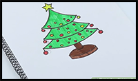 How to Draw Christmas Trees