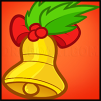 How to Draw a Christmas Bell, Christmas Bell