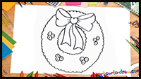 Learn How to Draw a Christmas Wreath Quickly