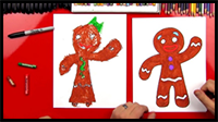 How to Draw a Gingerbread Man (or Woman)
