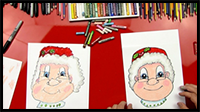 How to Draw Mrs. Claus