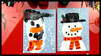 How to Paint a Snowman (For Young Artists)