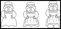 Learn to Draw Lessons : Mrs. Clause