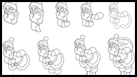Learn to Draw Lessons : Santa Claus